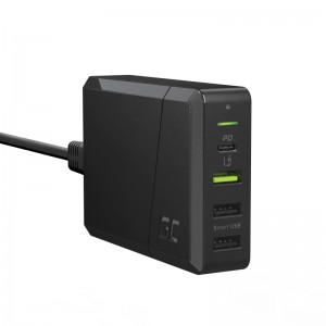 Green Cell Power Source 75W charger with USB-C PD port and Ultra Charge technology (CHARGC01)