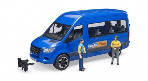 Bruder Mercedes-Benz MB Sprinter Transfer with driver and passenger (02670)