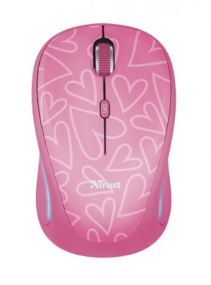 Trust Yvi FX Wireless Mouse Pink (22336)