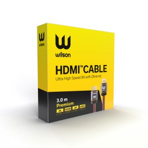 Wilson 8K HDMI Cable 3.0 M (PREMIUMHDMI3.0M)