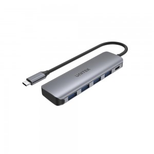 Unitek uHUB P5+ 5-in-1 USB-C Hub with 100W Power Delivery (H1107B)