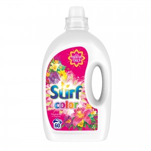 Surf Liquid Laundy Detergent Gel Color Tropical Lily 3l (8710447400678)