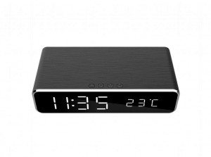 Gembird alarm clock Digital Black (DAC-WPC-01)