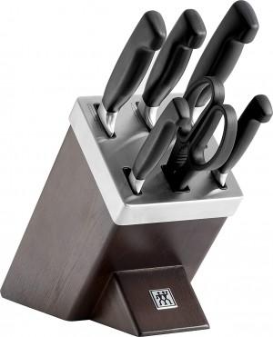 Zwilling 7 Piece Self Sharpening Knife Block, Brown Ash (35145-000-0)