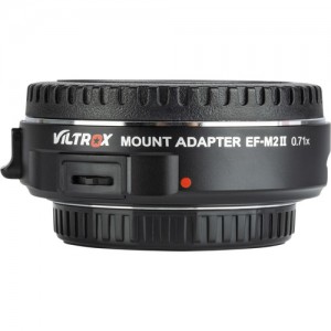 Viltrox EF-M2 II Focal Reducer Speed Booster Adapterfor Canon EF Mount Series Lens to M43 Camera