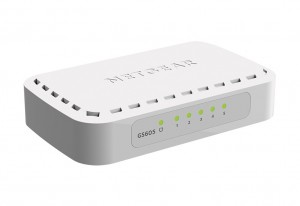 Netgear GS605 - 5 Port Gigabit Ethernet Unmanaged Switch (GS605-400PES)