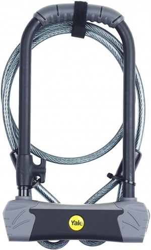 Yale YUL3C/14/230/1 - Maximum Security Bike Lock 230mm - U Lock with Cable