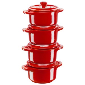 STAUB (40508-158-0) Set of 4 Ceramic Pots