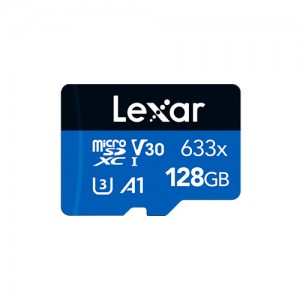 Lexar 128GB microSDXC Memory Card C10 U3 V30 A1 UHS-I (LSDMI128BB633A)