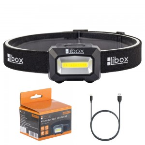 Libox LB0107 Headband Flashlight Black