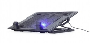Gembird Notebook cooling stand with height adjustment (NBS-1F17T-01)