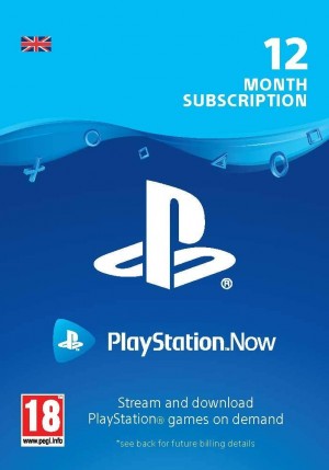 PlayStation Now - Subscription 12 Month (United Kingdom)