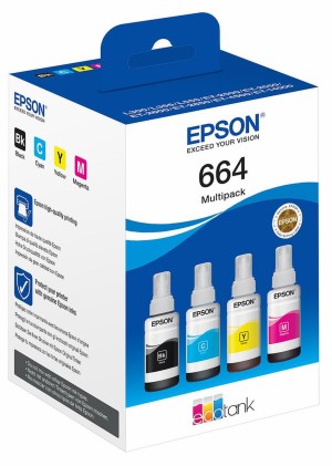 Epson 664 ECOTANK 4-COLOUR MULTIPACK (C13T66464A)