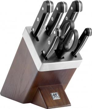 Zwilling 7 Piece Self Sharpening Knife Block Brown (1002451)