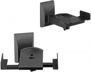 Suptek SPM201 Speaker Wall Mount, holds up to 25kg each (2 Pack)