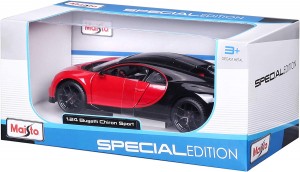 Maisto Bugatti Chiron Sport Black-Red 1:24 (10131524/1)