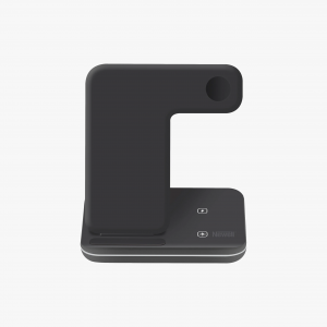 Newell induOne N-GY-Z5A Induction Charger for 3 Mobile Devices Black
