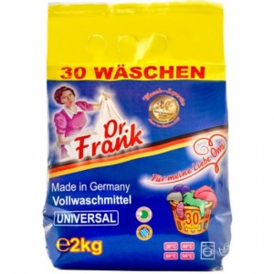 Dr. Frank Washing Powder Laundry Detergent Universal 2kg (4260501580081) Made in Germany