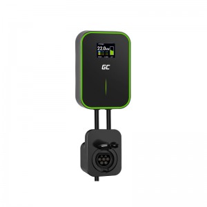 Green Cell Wallbox 22kW RFID with Type 2 Socket GC PowerBox Charger (EV15RFID)