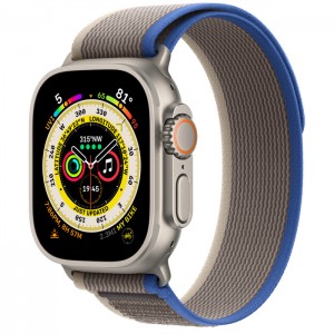 Apple Watch Ultra Titanium 49mm Cellular Blue/Gray Trail Loop M/L MQFV3FD/A