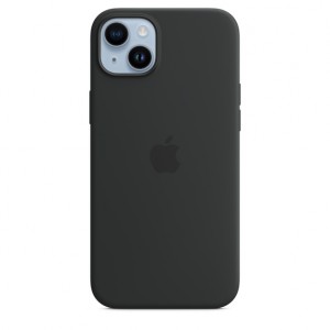 Apple iPhone 14 Plus Silicone Case with MagSafe Midnight MPT33