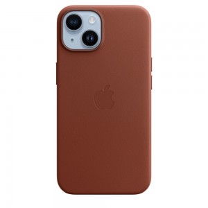 Apple iPhone 14 Leather Case with MagSafe Umber MPP73