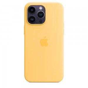 Apple iPhone 14 Pro Max Silicone Case with MagSafe Sunglow MPU03