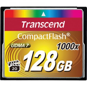 Transcend CompactFlash 128GB UDMA7 160/120 MB/s (TS128GCF1000)