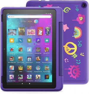 Amazon Fire HD 10 Kids Pro Tablet 10.1 inch 1080P Full HD 32GB Doodle Kid-Friendly Case for School-age Children