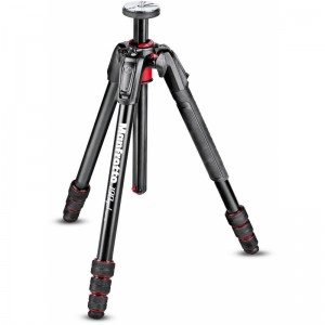 Manfrotto 190go! MS Aluminum 4-Section Photo Tripod with Twist Locks (MT190GOA4)