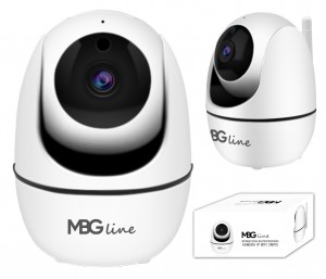 MBG Line Indoor H265 P2P Full HD WIFI Rotary IP Camera MBG200XB