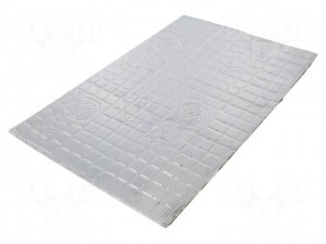 Silent Coat Damping mat, aluminium foil/butyl rubber/ 375x250x1.8mm (SC-M1.8G-4.69) Skaņas Izolācija
