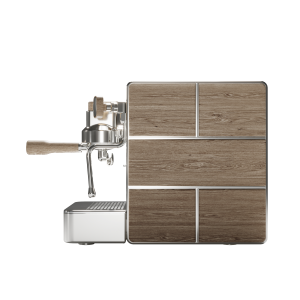 Stone Mine Premium Wood Espresso Machine Chrome/Wood