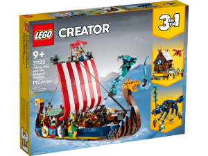 LEGO Creator 3-in-1 Viking Ship and the Midgard Serpent (31132)