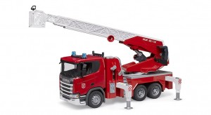 Bruder Scania Super 560R Fire engine with ladder, waterpump and Light & Sound Module (03591)