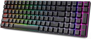 Royal Kludge RK100 Black Wireless Keyboard 96% Hot-swap Blue Switches US Black