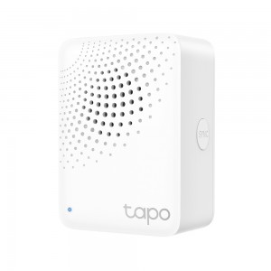 TP-Link Tapo H100 Smart Hub with Ring, Coordinates with Tapo Smart Sensors and Tapo Smart Button