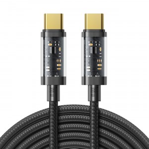 Joyroom cable USB Type-C - USB Type-C 100W cable 2m black (S-CC100A20)