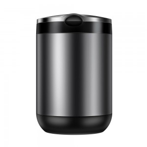 Baseus mini car ashtray with LED backlight gray (CRYHG01-0G)