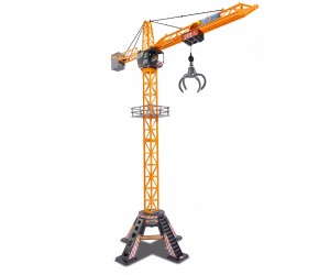 Dickie Toys Mega Crane, Electric Crane with Remote Control, for Children from 3 Years, 120 cm High (201139012)