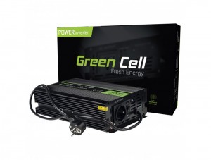 Green Cell Power Inverter UPS 12V to 230V Pure sine wave 300W/600W for furnances and central heating pumps (INV07)