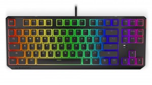 Endorfy Thock TKL mechanical keyboard with RGB Pudding Edition Black (US, Kailh BROWN switch)