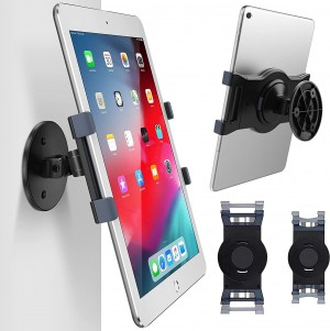 AboveTEK Tablet Holder Wall Mount Tablet Holder with 360° Swivel for 6-13 Inch