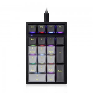 Darmoshark K3 mechanical numpad keyboard with RGB (Hot-swap, RED switch)