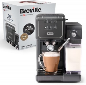 Breville Prima Latte III Portafilter Espresso Machine Grey (VCF146X)