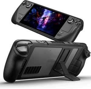 JSAUX Kickstand Case for Steam Deck, Non-Slip and Anti-Scratch Design