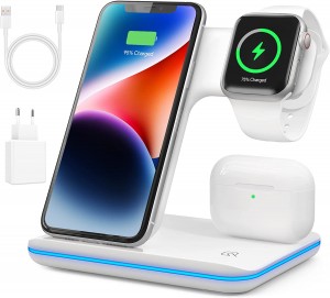 VESSTT Wireless Charger 3-in-1 Inductive Charging Station