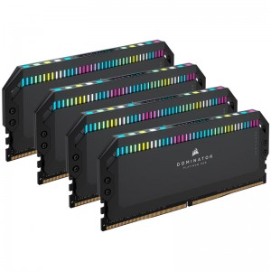 Corsair Dominator Platinum RGB, DDR5-6600, XMP 3.0, CL32 - 64 GB Quad-Kit, Black (CMT64GX5M4B6600C32)
