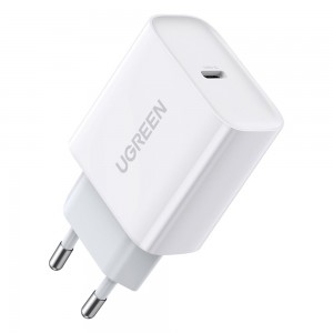 Ugreen USB charger Power Delivery 3.0 Quick Charge 4.0+ 20W 3A white (60450)