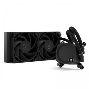 EK Water Blocks EK-Nucleus AIO CR240 Dark Complete Water Cooling - Black (3831109900185)